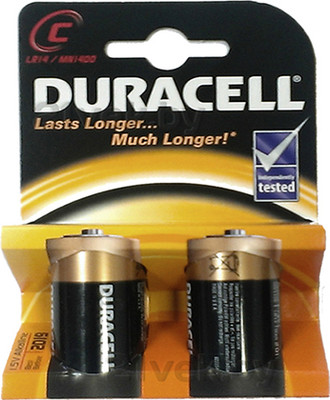 Комплект батареек Duracell Basic LR14 (2шт)