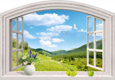 Фотообои листовые Твоя планета Люкс Дивный вид (194x136)