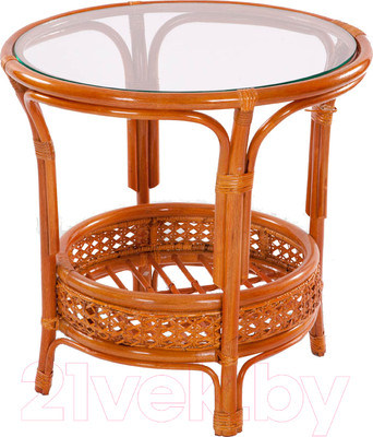 Стол садовый Мир Ротанга 02/15А-RD (коньяк)