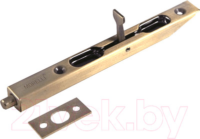 Шпингалет торцевой Morelli L160 AB