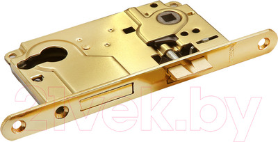 Замок врезной Morelli С ригелем под цилиндр L1885 PG