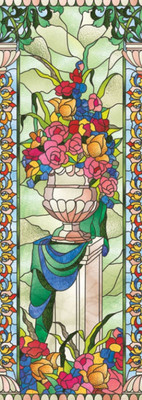 Фотообои листовые Твоя планета Люкс Витраж-1 (97x272)