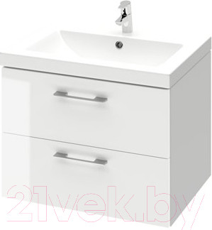 Тумба под умывальник Cersanit Lara / SB-SZ-LARA-CO60/Wh