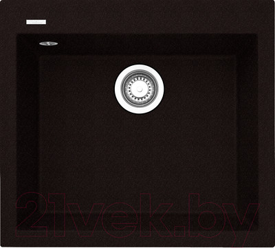 Мойка кухонная Longran Cube CUG560.500 (марон)