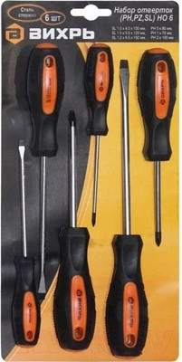 Набор отверток Вихрь 73/6/2/13