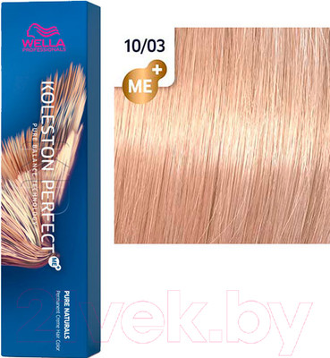 Крем-краска для волос Wella Professionals Koleston Perfect ME+ 10/03 (пшеница)
