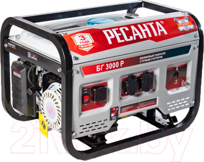 Бензиновый генератор Ресанта БГ-3000Р (64/1/43)