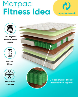 Матрас Askona Fitness Idea 160x200