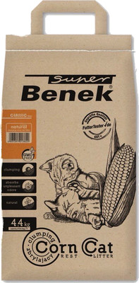 Наполнитель для туалета Super Benek Corn Cat натуральный (7л/4.35кг)