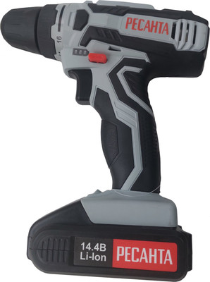 Аккумуляторная дрель-шуруповерт Ресанта ДА-14-2Л (75/14/3)