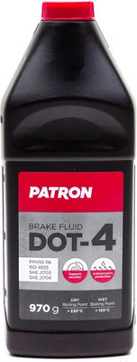 Тормозная жидкость Patron DOT-4 / PBF401 (970г)