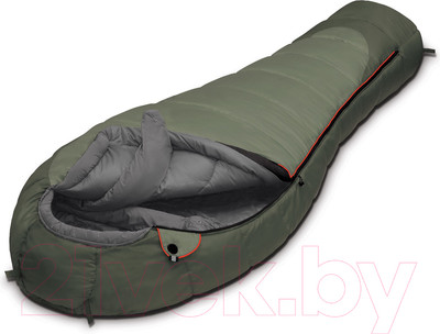 Спальный мешок Alexika Aleut левый / 9232.01072 (оливковый)