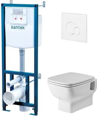Унитаз подвесной с инсталляцией Santek Нео WH501572
