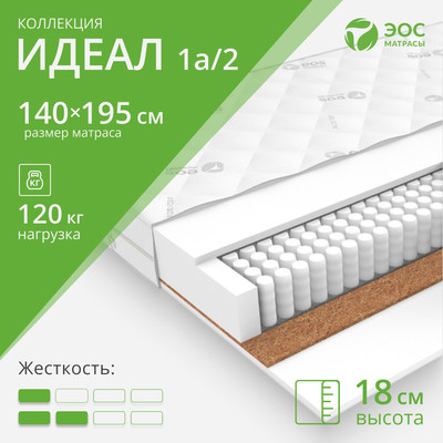 Матрас EOS Идеал 1а/2 140x195 (жаккард)