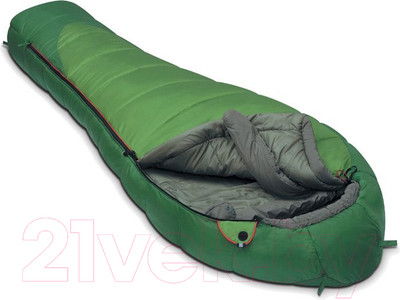 Спальный мешок Alexika Mountain Wide левый / 9222.01012 (зеленый)