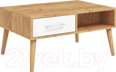Журнальный столик ФорестДекоГрупп Сканди / ГН 028-11 (дуб крафт белый)