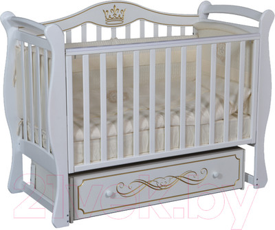 Детская кроватка Антел Julia-11 (белый)