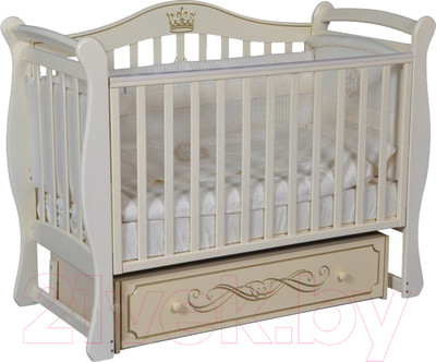 Детская кроватка Антел Julia-11 (слоновая кость)