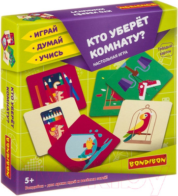Настольная игра Bondibon Кто уберет комнату? / ВВ3904