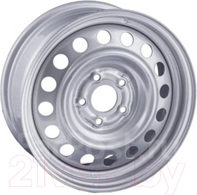 Штампованный диск Trebl 7755 15x6" 5x112мм DIA 57.1мм ET 43мм Silver