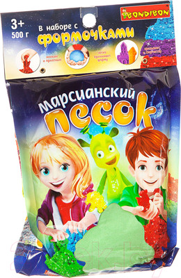 Кинетический песок Bondibon Марсианский песок / ВВ1727 (зеленый)