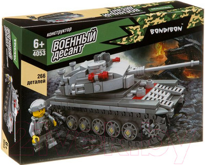 Конструктор Bondibon Военный десант. Танк / ВВ4053
