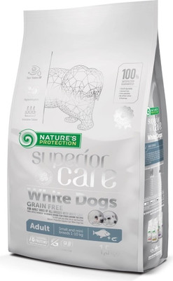 Сухой корм для собак Nature's Protection Superior Care White Dogs Grain Free White Fish / NPSC45667 (1.5кг)