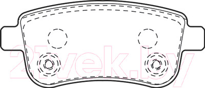 Тормозные колодки Valeo 302101