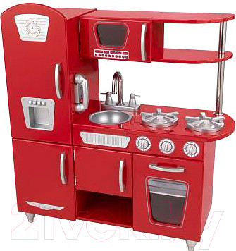 Детская кухня KidKraft Винтаж / 53173-KE (красный)
