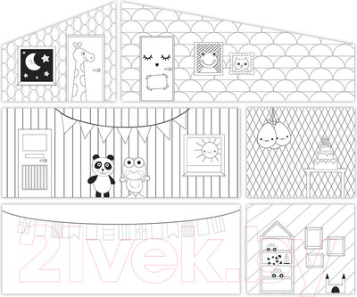 Аксессуар для кукольного домика Lundby Креативные обои / LB-60906000