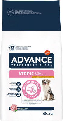 Сухой ветеринарный корм для собак Advance VetDiet Atopic No Grain с кроликом (12кг)
