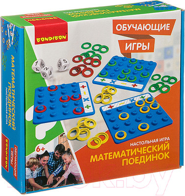 Настольная игра Bondibon Математический поединок / ВВ3452