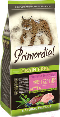 Сухой корм для кошек Primordial Kitten Duck & Turkey / MGSP1002 (2кг)