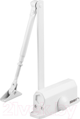 Доводчик с рычагом Волат 35030-120 (белый)