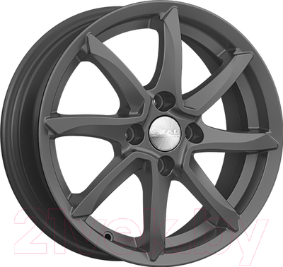 Литой диск SKAD Осака 15x6" 4x100мм DIA 60.1мм ET 37мм Графит