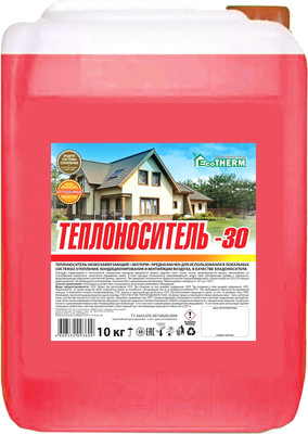 Теплоноситель для систем отопления EcoTherm -30C / 430212003 (10кг)