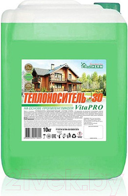 Теплоноситель для систем отопления EcoTherm VitaPro -30С / 430212023 (10кг)