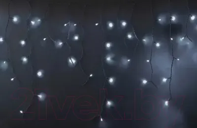 Светодиодная бахрома Neon-Night Айсикл 255-265 (5.6x0.9м, белый)