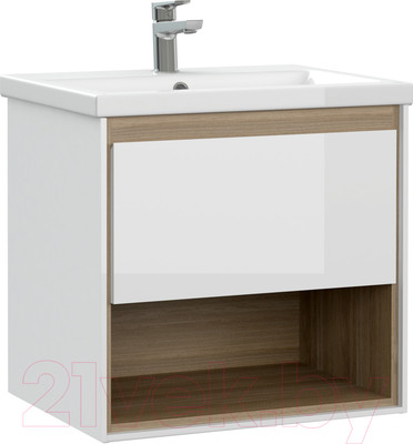 Тумба под умывальник Cersanit Louna 60 / SP-SZ-LOU-CO60/Wh