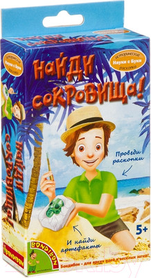 Набор для опытов Bondibon Исторические раскопки. Найди сокровища / ВВ4216