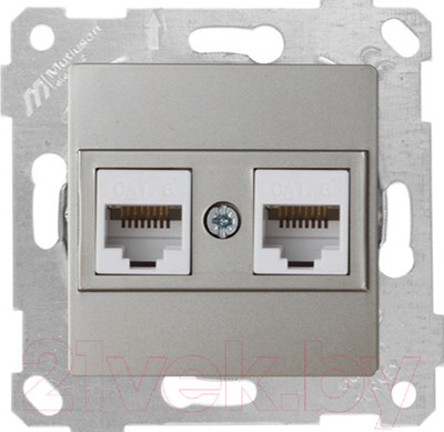 Розетка Mutlusan Rita 2200 141 0183 (титан)