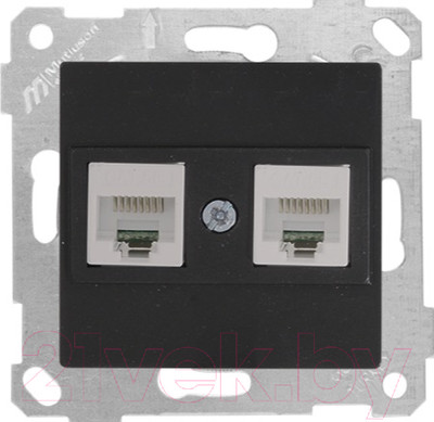 Розетка Mutlusan Rita 2200 141 0184 (черный)