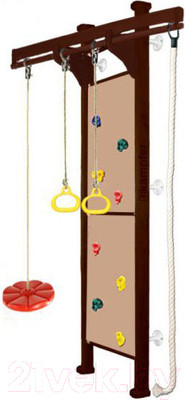 Детский спортивный комплекс Kampfer Swift Wall (шоколадный, стандарт)