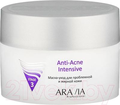 Маска для лица кремовая Aravia Professional Anti-Acne Intensive (150мл)