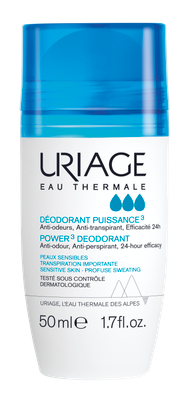 Антиперспирант шариковый Uriage Deodorant Puissance тройного действия (50мл)