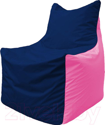 Бескаркасное кресло Flagman Фокс Ф21-44 (темно-синий/розовый)