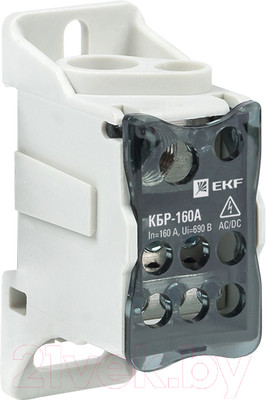 Распределительный блок на DIN-рейку EKF PLC-KBR160