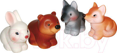 Набор фигурок игровых Огонек Лесные звери / С-1193