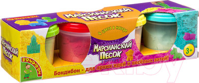 Кинетический песок Bondibon Марсианский песок / ВВ2728