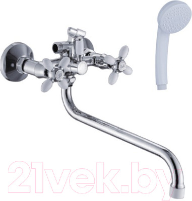 Смеситель Эверест 1/2 B22-071A (белый)